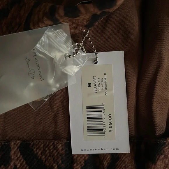 Brown Snake Print Halter Top - Picture 5 of 5